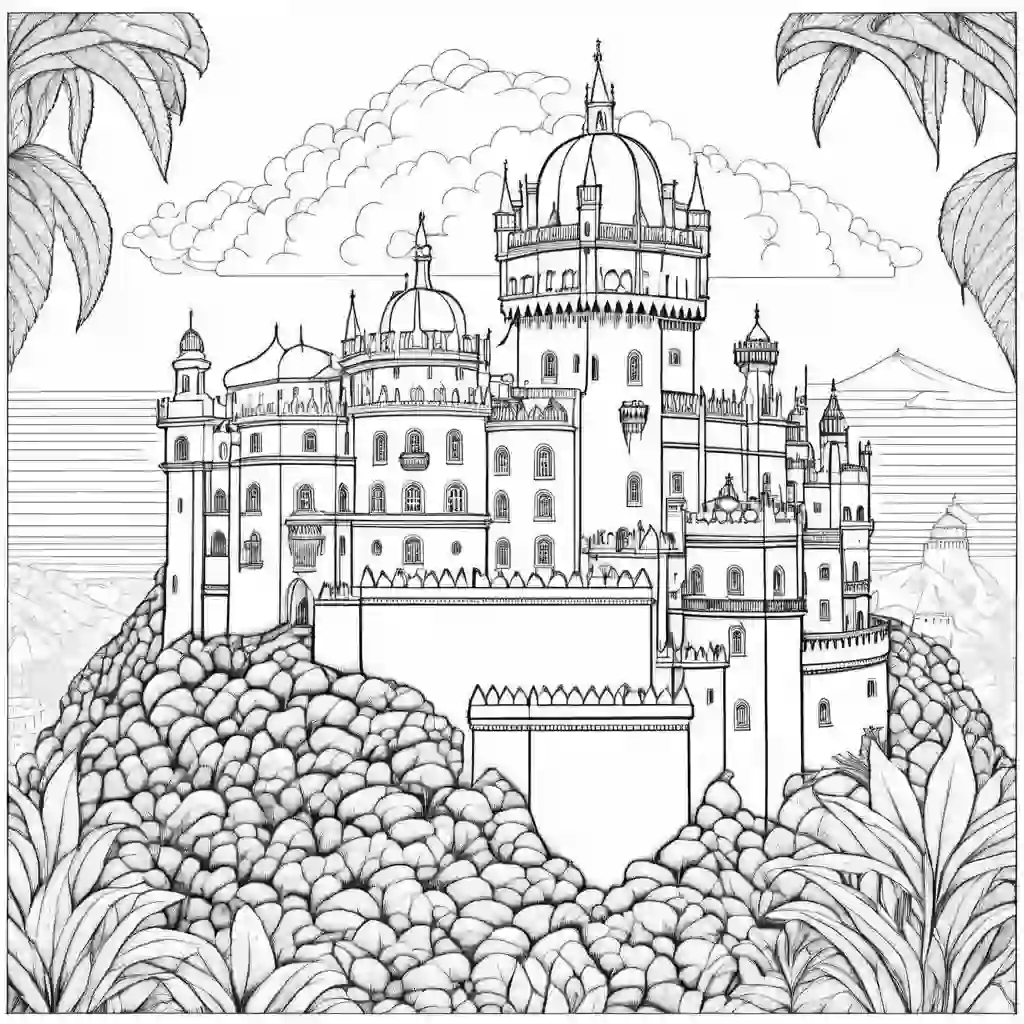 Pena Palace coloring pages